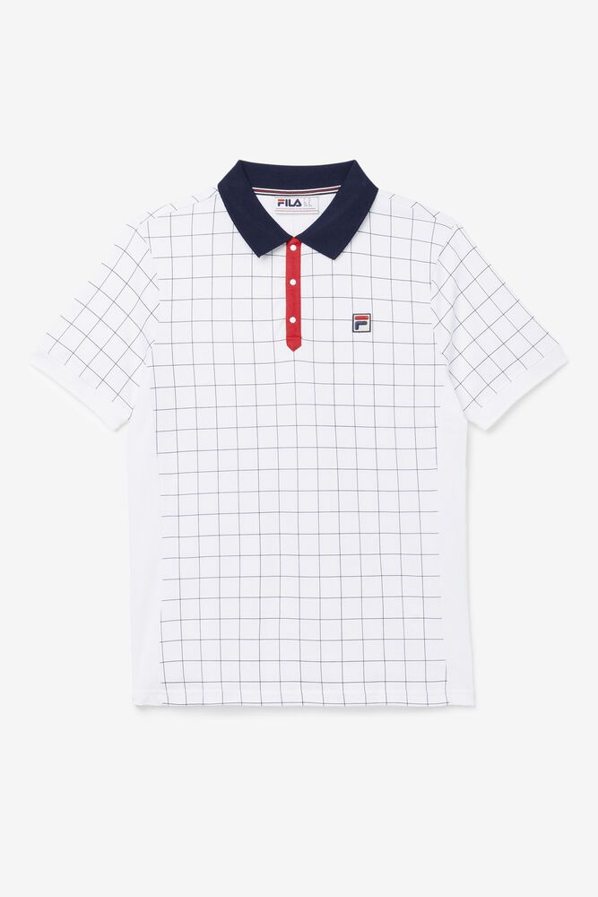 Fila Polo Nile Mens White - India DYA-684572